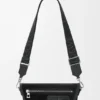 Mini Flex Messenger em lona e camurça Mini Flex Messenger em lona e camurça