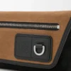 Mini Flex Messenger em lona e camurça Mini Flex Messenger em lona e camurça