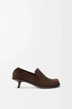 Mocassim Flex em pele de bezerro camurçada