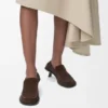 Mocassim Flex em pele de bezerro camurçada Mocassim Flex em pele de bezerro camurçada