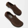 Mocassim Flex em pele de bezerro camurçada Mocassim Flex em pele de bezerro camurçada