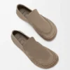 Mocassins «Rio» em camurça e ráfia Mocassins «Rio» em camurça e ráfia