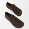 Mocassins «Rio» em camurça e ráfia Mocassins «Rio» em camurça e ráfia