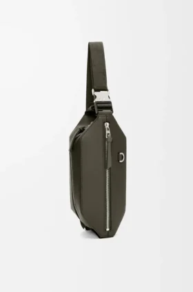 Mochila conversível em pele de bezerro clássica