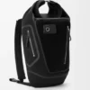 Mochila Flex com fecho roll-top em lona e camurça Mochila Flex com fecho roll-top em lona e camurça