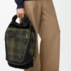 Mochila Flex Roll-Top em lona e camurça escovada Mochila Flex Roll-Top em lona e camurça escovada