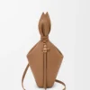 Mochila «Scarf» em pele de bezerro lisa Mochila «Scarf» em pele de bezerro lisa