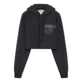 Moletom com capuz curto Ss23 «Black» S359Y25X30-1720