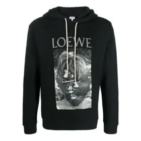 Máscara loewe para homem, com estampado, preta, H6109730Pc-1100