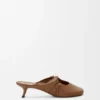 Mule «Pebble Soft» em pele de borrego napa Mule «Pebble Soft» em pele de borrego napa