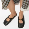 Mule «Pebble Soft» em pele de borrego napa Mule «Pebble Soft» em pele de borrego napa