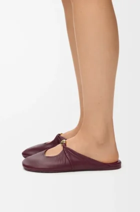 Mule «Pebble Soft» em pele de borrego napa Mule «Pebble Soft» em pele de borrego napa