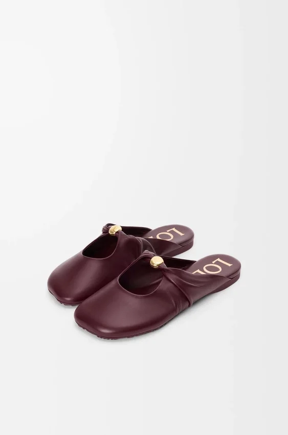 Mule «Pebble Soft» em pele de borrego napa Mule «Pebble Soft» em pele de borrego napa