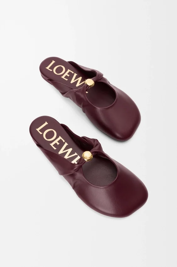 Mule «Pebble Soft» em pele de borrego napa Mule «Pebble Soft» em pele de borrego napa