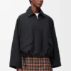 Parka com capuz em algodão