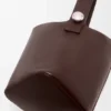 Pebble Bucket grande em pele de bezerro granulada e flexível Pebble Bucket grande em pele de bezerro granulada e flexível