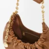 Pequena bolsa «Squeeze» em pele de borrego napa suave Pequena bolsa «Squeeze» em pele de borrego napa suave
