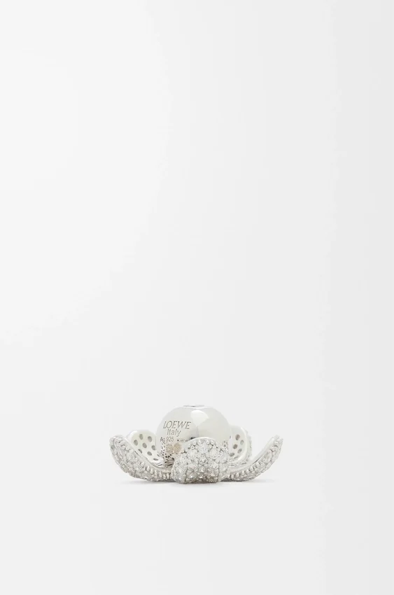 Pingente «Chapéu de Flor» em prata esterlina e cristais Pingente «Chapéu de Flor» em prata esterlina e cristais