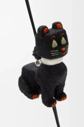 Pingente «Gato Futurista» em feltro