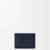 Porta-cartões Anagram liso em pele de bezerro com textura «Pebble» Porta-cartões Anagram liso em pele de bezerro com textura «Pebble»