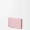 Porta-cartões de visita Anagram em pele de bezerro com grão granulado Porta-cartões de visita Anagram em pele de bezerro com grão granulado