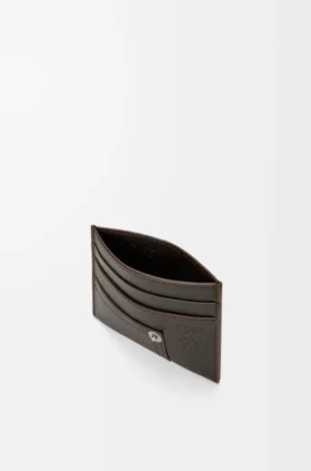 Porta-cartões Panta liso em pele de bezerro brilhante