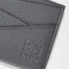 Porta-cartões Puzzle liso em pele de bezerro granulada e flexível Porta-cartões Puzzle liso em pele de bezerro granulada e flexível