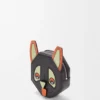 Porta-moedas «Futurist Cat» em pele de bezerro clássica Porta-moedas «Futurist Cat» em pele de bezerro clássica