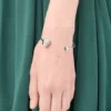 Pulseira «Anagram Pebble» em prata de lei Pulseira «Anagram Pebble» em prata de lei