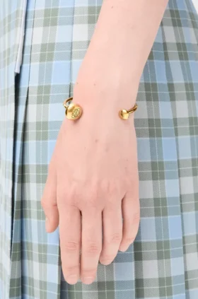 Pulseira «Anagram Pebble» em prata de lei