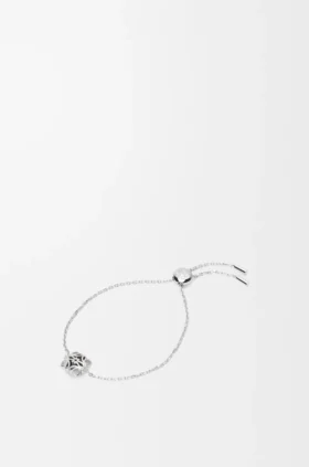 Pulseira Bombé Anagram em prata de lei