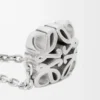 Pulseira Bombé Anagram em prata de lei Pulseira Bombé Anagram em prata de lei