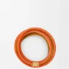 Pulseira dupla «Twist» em pele de bezerro Pulseira dupla «Twist» em pele de bezerro