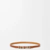 Pulseira loewe de dupla volta em pele de bezerro Pulseira loewe de dupla volta em pele de bezerro