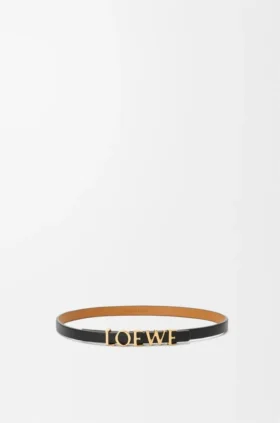Pulseira loewe de dupla volta em pele de bezerro