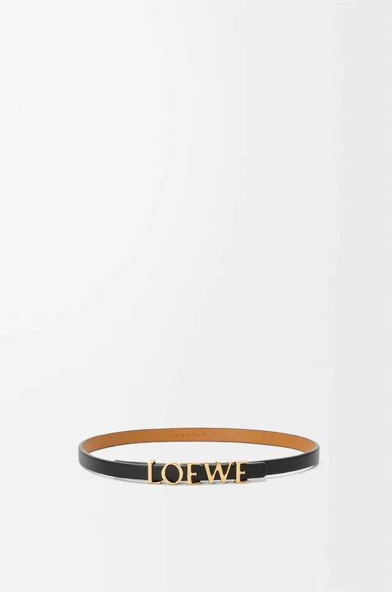 Pulseira loewe de dupla volta em pele de bezerro Pulseira loewe de dupla volta em pele de bezerro