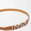 Pulseira loewe de dupla volta em pele de bezerro Pulseira loewe de dupla volta em pele de bezerro