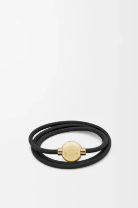 Pulseira «Pebble» em pele de bezerro