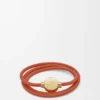 Pulseira «Pebble» em pele de bezerro Pulseira «Pebble» em pele de bezerro