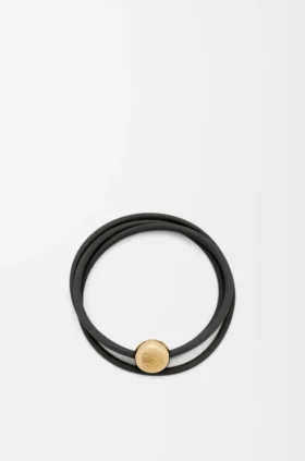 Pulseira «Pebble» em pele de bezerro