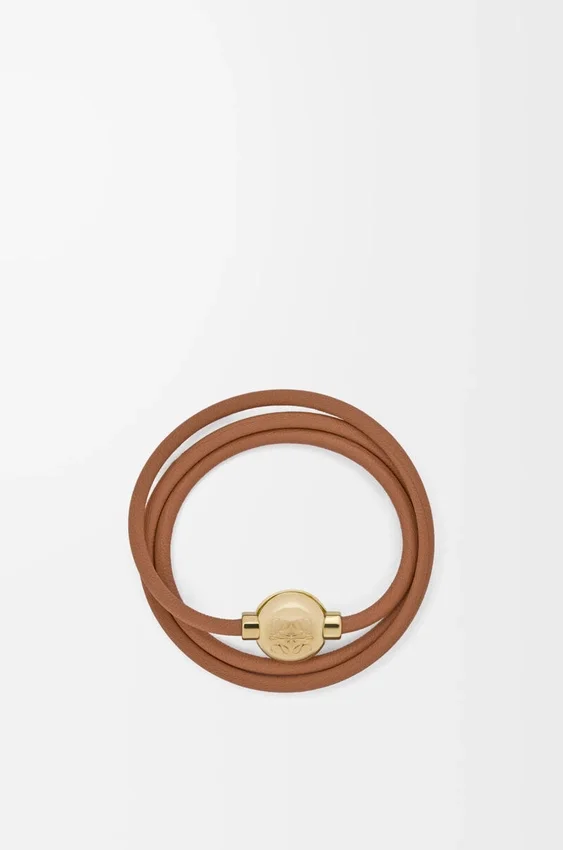Pulseira «Pebble» em pele de bezerro Pulseira «Pebble» em pele de bezerro