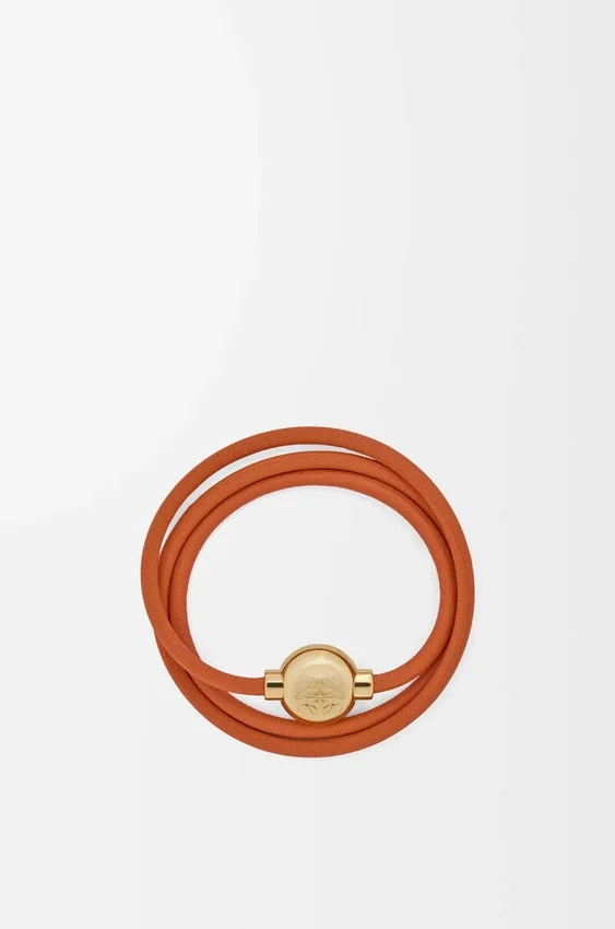 Pulseira «Pebble» em pele de bezerro Pulseira «Pebble» em pele de bezerro
