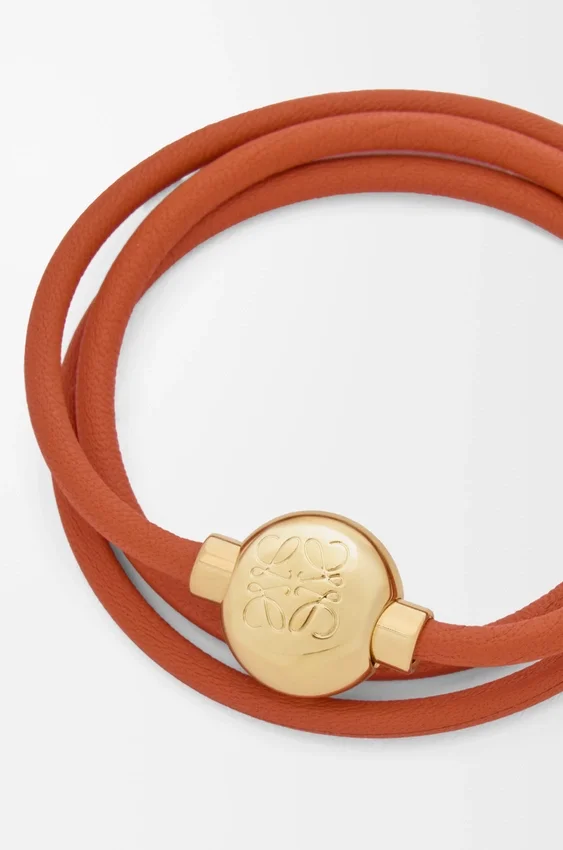 Pulseira «Pebble» em pele de bezerro Pulseira «Pebble» em pele de bezerro