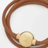 Pulseira «Pebble» em pele de bezerro Pulseira «Pebble» em pele de bezerro