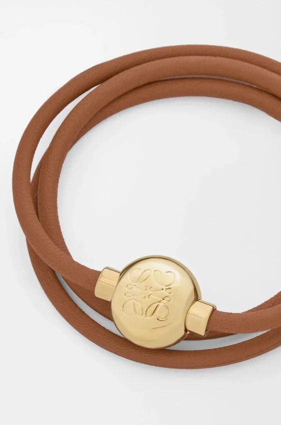 Pulseira «Pebble» em pele de bezerro Pulseira «Pebble» em pele de bezerro