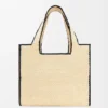 Saco grande Loewe Font Tote em ráfia Saco grande Loewe Font Tote em ráfia
