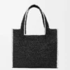 Saco grande Loewe Font Tote em ráfia Saco grande Loewe Font Tote em ráfia