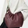 Saco «Squeeze» médio em pele de borrego napa suave Saco «Squeeze» médio em pele de borrego napa suave