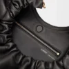 Saco «Squeeze» médio em pele de borrego napa suave Saco «Squeeze» médio em pele de borrego napa suave