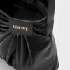 Saco tote drapeado em pele de borrego napa suave Saco tote drapeado em pele de borrego napa suave